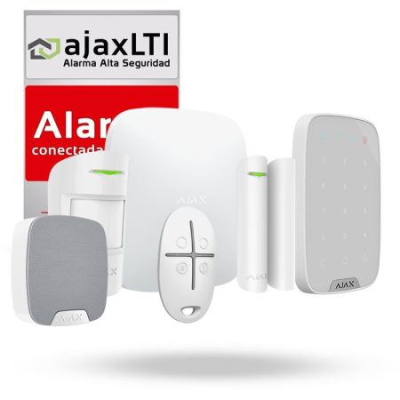 sistema de alarma inalambrica ajax kit oficina