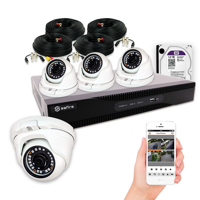 pack de videovigilancia Full HD
