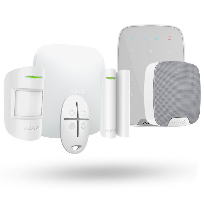 sistema de alarma inalambrica ajax kit oficina