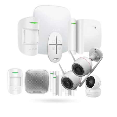 Kit de alarma para CHALET sin cuotas con VideoVigilancia AJAX AJ-CHALETKIT