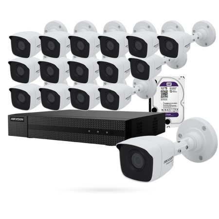 KIT TALLER de 16 cámaras de seguridad cctv de 5 Megapíxeles