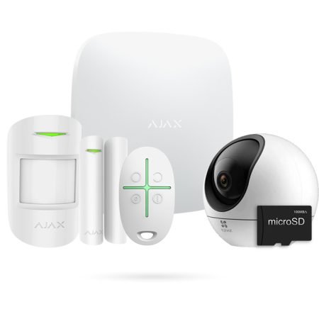 AJAX KIT RESIDENCIAL EXT B- Panel de alarma Color NEGRO aplicación para  smartphone – Proveedor de Sistemas