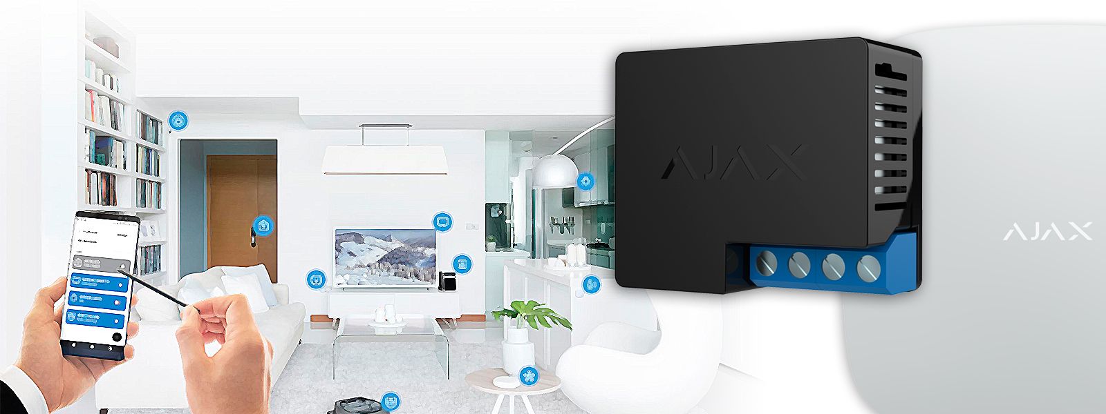 Kit ajax de alarma con sistema domótico del hogar