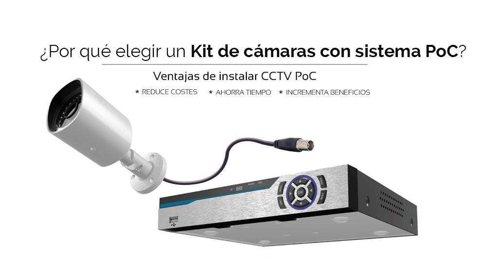 Kit de cámaras con sistema PoC