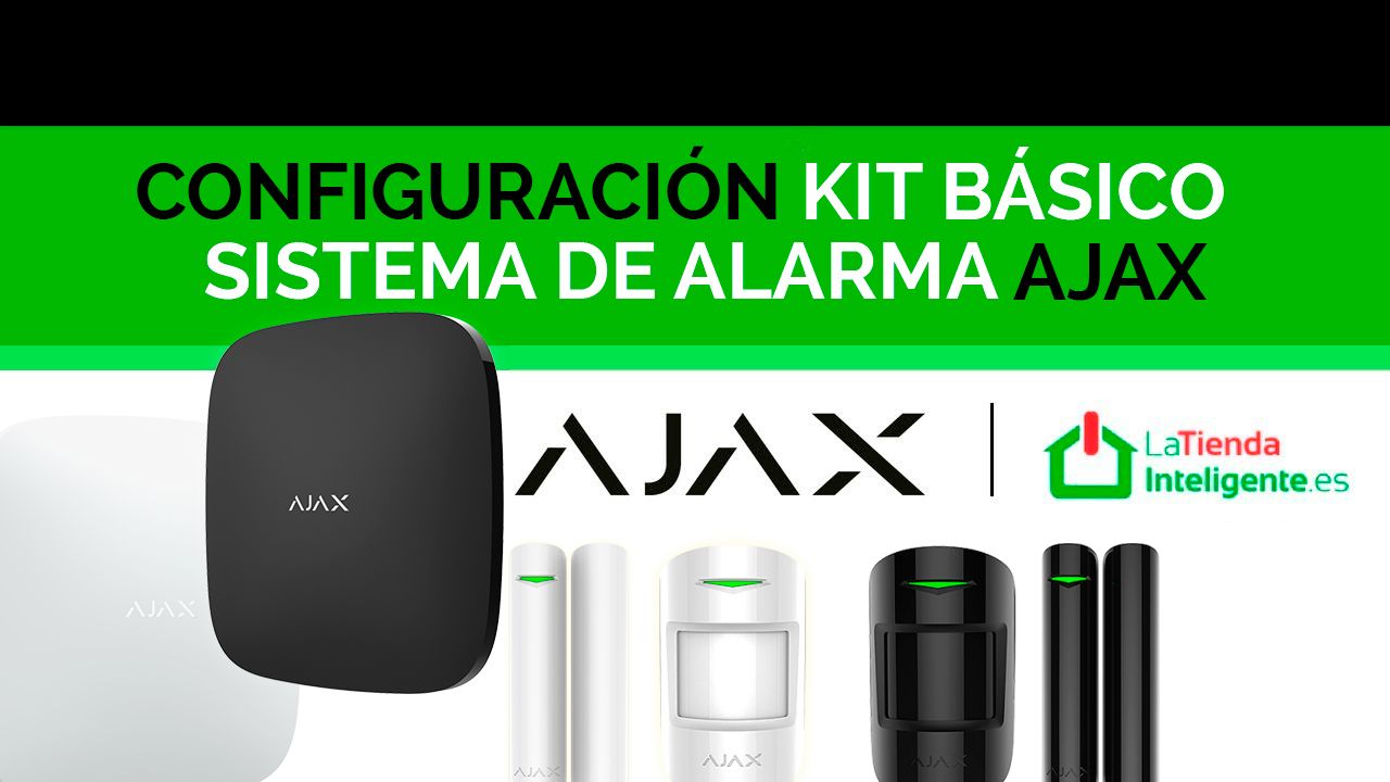 Kit de alarma Ajax – Básico + Dos sirenas – Negro