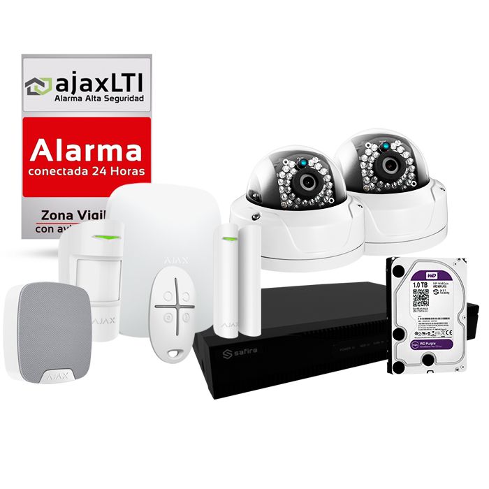 Kit Ajax de alarma con cámaras para casa VideoKit2