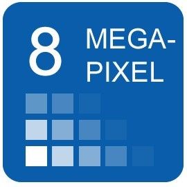 8 megapixeles