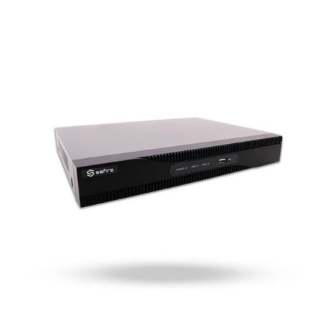 NVR cámaras IP de 4 canales con resolución máxima de 8 Megapíxeles y alimentación PoE - SAFIRE ALTAMIRA
