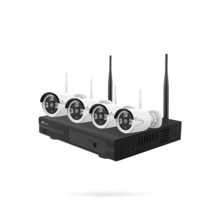 Kit Nivian 4 cámaras IP con grabador Wifi