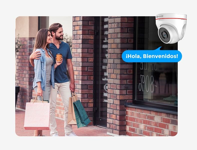 ezviz c4w con mensajes de voz