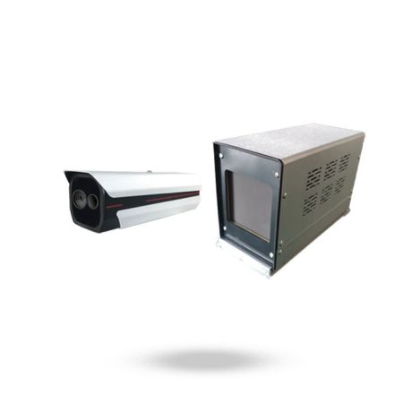Sistema de termómetro a distancia con cámara térmica IP y calibrador de precisión SAFIRE CLINIC
