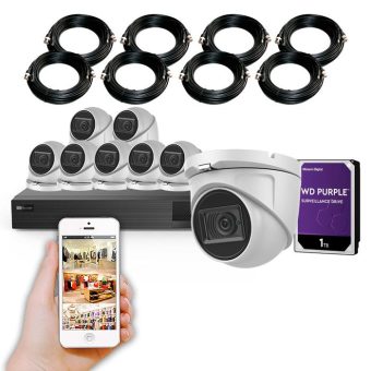 Kit CCTV hasta 8 cámaras