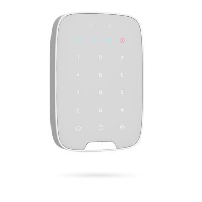 Teclado alarma con lector de tarjeta y llavero AJAX KEYPAD PLUS BLANCO