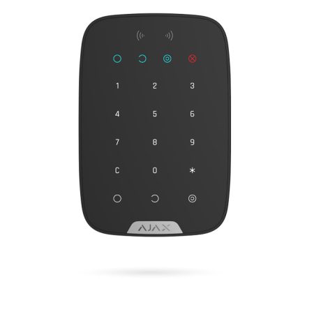 Teclado de alarma con lector de tarjeta y llavero AJAX KEYPAD PLUS NEGRO