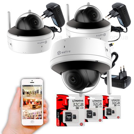 Kit Alarma WiFi para casa con Camara vigilancia IP