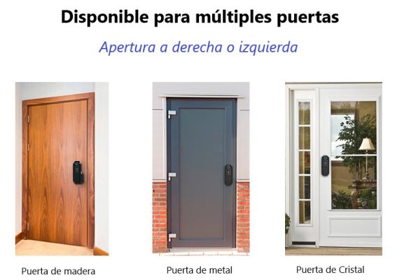 La cerradura inteligente exterior es apta para diferentes aplicaciones residenciales