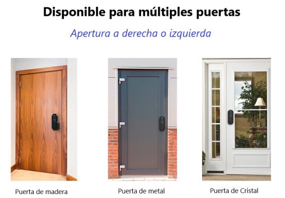 CERRADURA DIGITAL INTELIGENTE IMPERMEABLE PARA PUERTA DE EXTERIOR