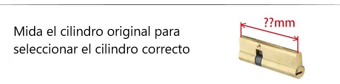 Cerradura electrónica con teclado numérico para puertas de 60mm de espesor