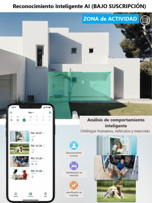 Cámara wifi a batería para interior y exterior VICOHOME CG7