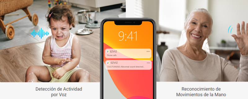 La EZVIZ C6 avisa si tu bebé llora