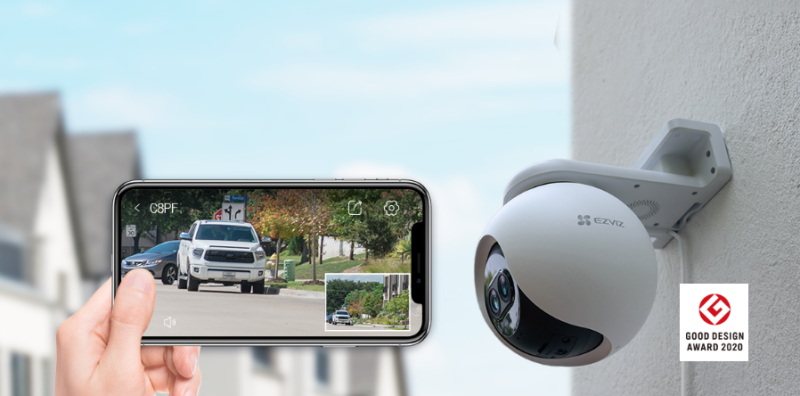 Camara EZVIZ C8PF, vigilancia exterior 360 grados