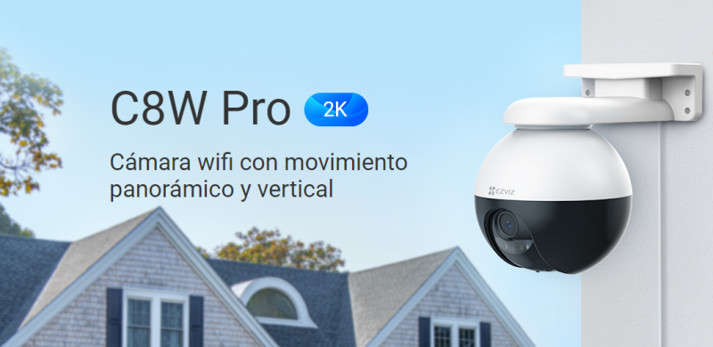 Ezvix c8w Pro la cámara wifi 360 con IA para exterior