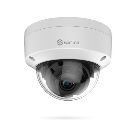 CAMARA CCTV domo HDTVI PoC Antivandálica 5 Mpx Lente Fija IR 20m SAFIRE PACIS