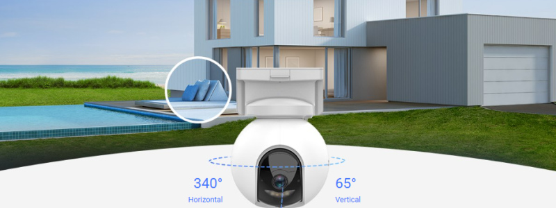 Cámara Wifi sin cables con paneo e inclinación de la cámara