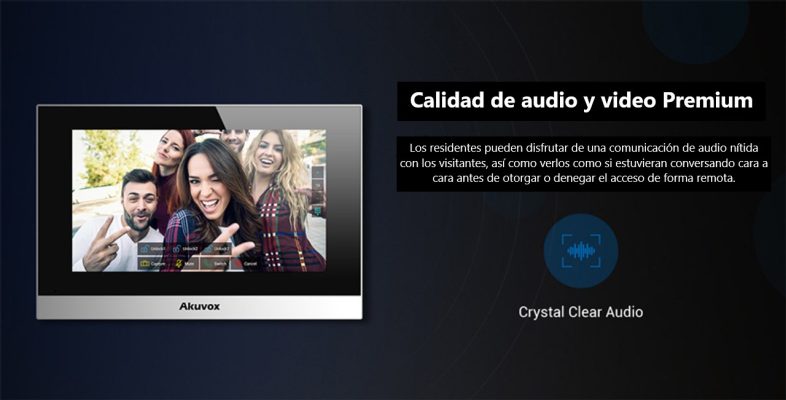 Monitor videoportero Android con alta calidad de audio