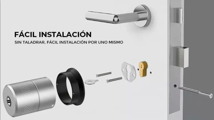 Cerradura Inteligente Bluetooth en kit ideal para viviendas turísticas