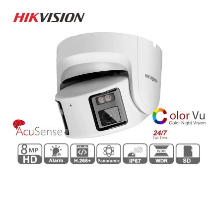 Cámara 180 grados exterior Color Vu Hikvision Astra