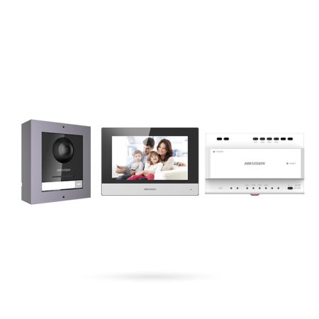 Kit Videoportero Dos Hilos basado en IP Apertura remota HIKVISION PORTHOR
