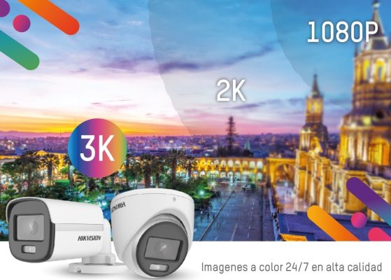 Las cámaras 3K son parte de la nuevatecnología de Hikvision que brindara mejor efecto de la imagen