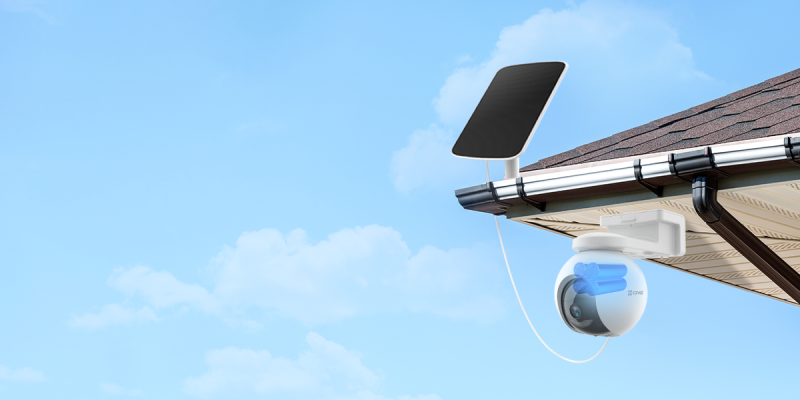 Videovigilancia en ubicaciones remotas con cámara IP 4G alimentada por panel solar