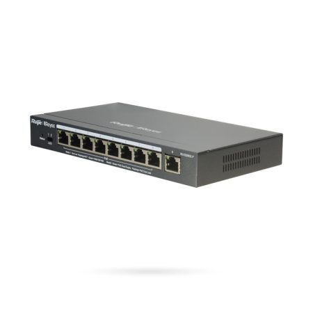 Switch de 8 Puertos PoE Gigabit + 1 Uplink Gestionable REYEE