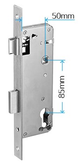 Manilla inteligente diseñada para ser instalado en una puerta de doble mortaja