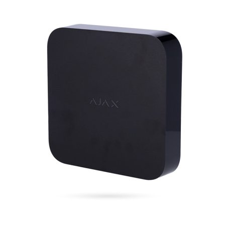 NVR AJAX Grabador para 8 cámaras ip de 8MP Negro App ALARMA AJAX