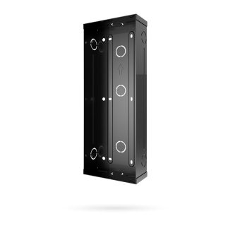 caja doble de superficie para videoportero hikvision
