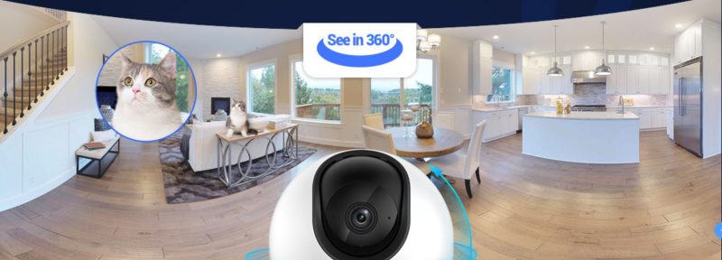  Cámara de seguridad de bombilla inteligente 1080P, cámara  panorámica de 360 grados 2.4G WiFi para interiores y exteriores, cámara IP  de videovigilancia inalámbrica para bebé/mascota con visión nocturna, audio  bidireccional, detección