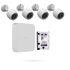 Kit de 4 Cámaras compatibles AJAX con NVR y Disco Duro 1Tb