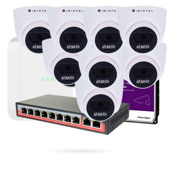 Kit 8 cámaras IP PoE