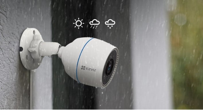 Ezviz H3C con clasificación IP67 impermeable