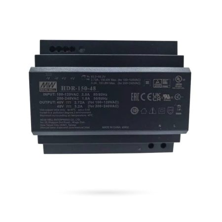 Fuente de Alimentación 150W 48V Carril DIN para Videoporteros Hikvision