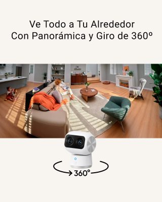 PTZ S350 con vista panorámica 360 grados