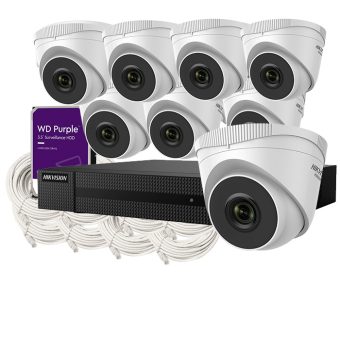 kit de 8 camaras de vigilancia