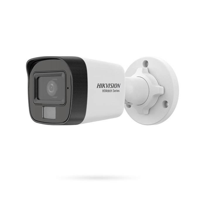 Cámara Bullet IP PoE 4Mp Luz Híbrida Audio IP67 Exterior HIKVISION NOU