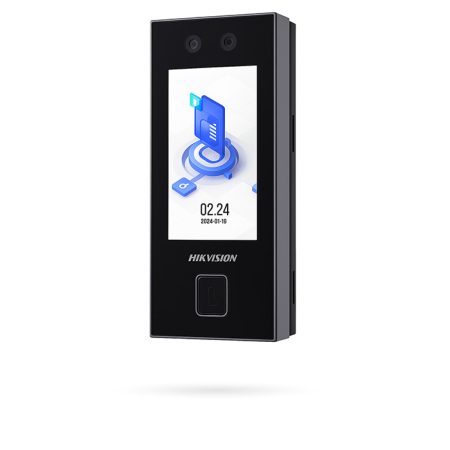 Control de Acceso Reconocimiento Facial Biométrico Huella Tarjeta MF y Pin WiFi Exterior HIKVISION FLUX
