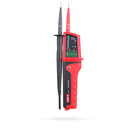Medidor De Voltaje UT15C Pantalla LCD Test De Continuidad Indicador De Fase Impermeable IP65