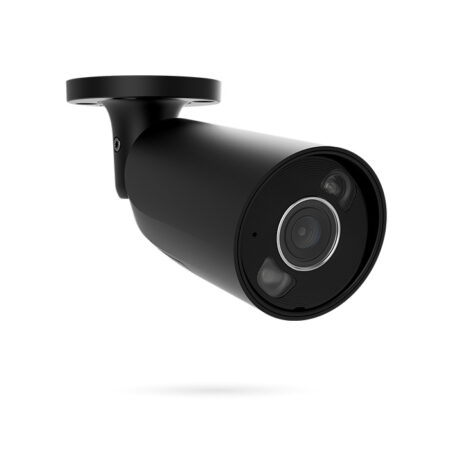 Cámara de Vigilancia AJAX Exterior BulletCam HL 5MP Negra Lente 4mm Visión A Color IA PoE IP65