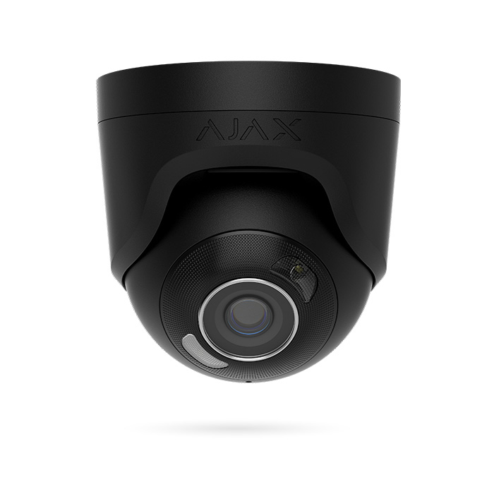 Cámara Ajax Turret HL 5MP Lente 4mm Negra IA Visión Nocturna 50m IP65 Audio Integrado ONVIF PoE H265 Ranura SD - Imagen 2